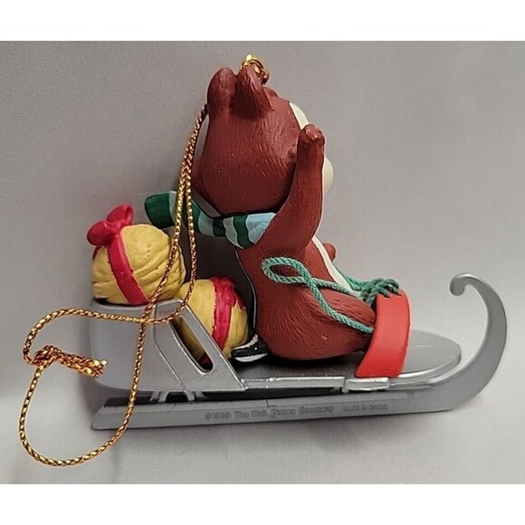 Vtg Disney Grolier Christmas Ornament Dale Chipmunk 26231 121 - Picture 4 of 5
